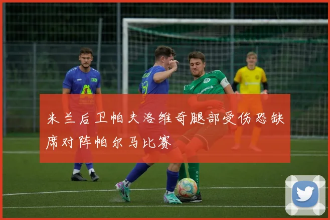 米兰后卫帕夫洛维奇腿部受伤恐缺席对阵帕尔马比赛